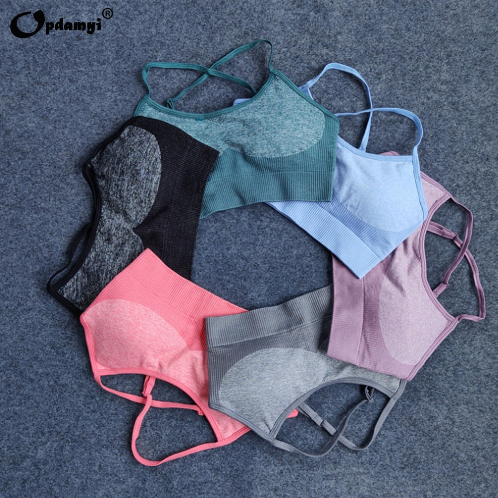 Yoga Set Workout Clothes for Women Sports Bra High Waist Leggings Seamless Sport Wear Female Gym Fitness Athletic Yoga Pants Set