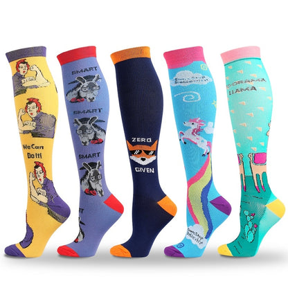 Dropship Compression Stockings Set Socks Pack Unisex Socks Men 8 Pair Prevent Varicose Veins Nurse Socks Gift Packaging Cycling