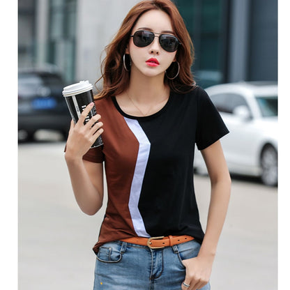 BOBOKATEER camisetas mujer verano 2023 cotton t shirt women clothing casual t-shirt o-neck tshirts summer tops tee shirt femme