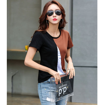 BOBOKATEER camisetas mujer verano 2023 cotton t shirt women clothing casual t-shirt o-neck tshirts summer tops tee shirt femme