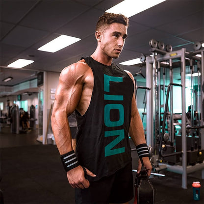 2020 Bodybuilding Tank Tops Men Gyms Fitness Workout Cotton Sleeveless shirt Clothing Male Casual Stringer Singlet Male Vest Top