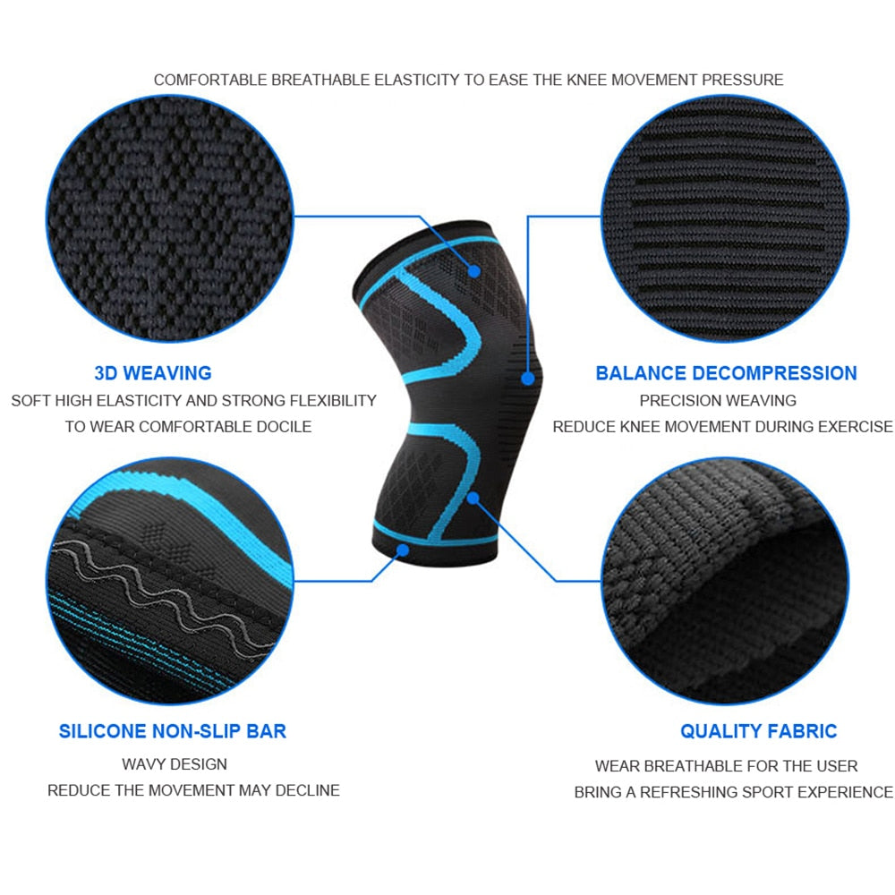 1PCS Fitness Running Cycling Support Elastic Nylon Sport Compression Sleeve Basketball Volleyball