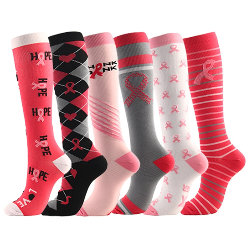 Dropship Compression Stockings Set Socks Pack Unisex Socks Men 8 Pair Prevent Varicose Veins Nurse Socks Gift Packaging Cycling