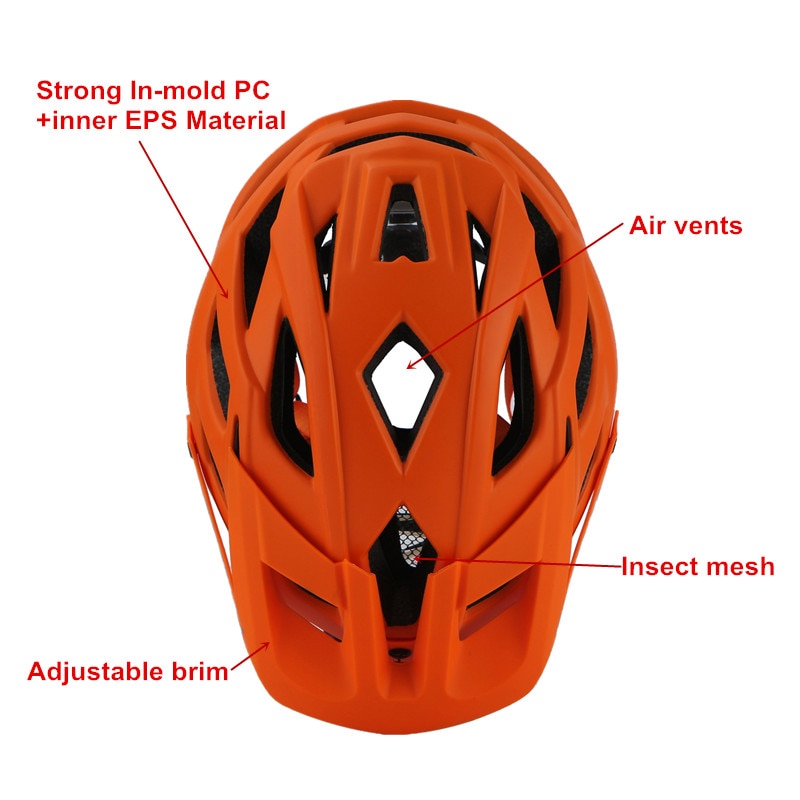 2022 New Cycling Helmet TRAIL XC Bicycle Helmet In-mold MTB Bike Helmet Casco Ciclismo Road Mountain Helmets Safety Cap