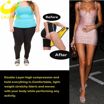 LAZAWG Leg Belt Sweat Thigh Trimmer Sweat Band Leg Slimmer Weight Loss Neoprene Gym Workout Corset Thigh Slimmer Tone Legs Strap